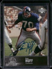 1997 Upper Deck Legends #AL-31 Sam Huff Autographs