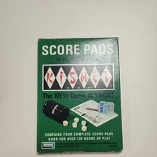 4 Vintage 1970 Kismet Extra Score Pads Game of Yacht Lakeside 