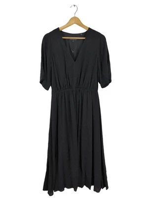 ARMANI Robe mi-longue Dames Robe T EU 40 noir élégant - Photo 1/4