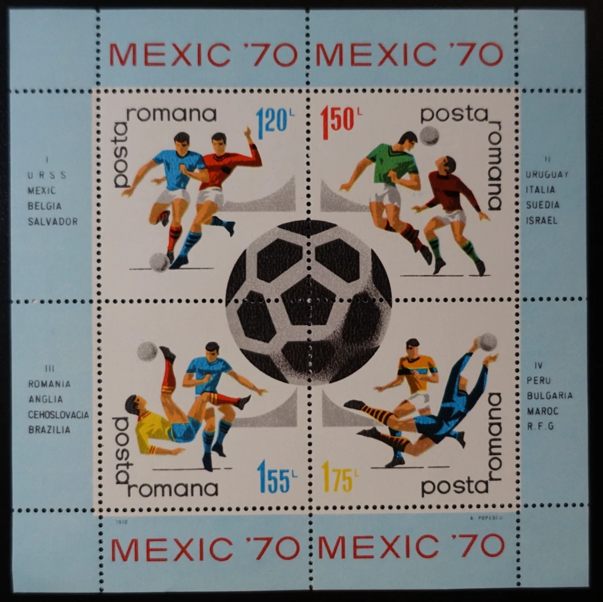 Roumanie 1976 Football Soccer Montréal Olympique Jeux Stade Bâtiment