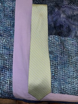 Vineyard Vines Men s Tie Cape  Cod Outline 58  Mint Green Blue