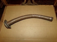 Vintage Screw on Flexible Spout Nozzle W/Screen & Cap Metal Gas Jeep Jerry Can