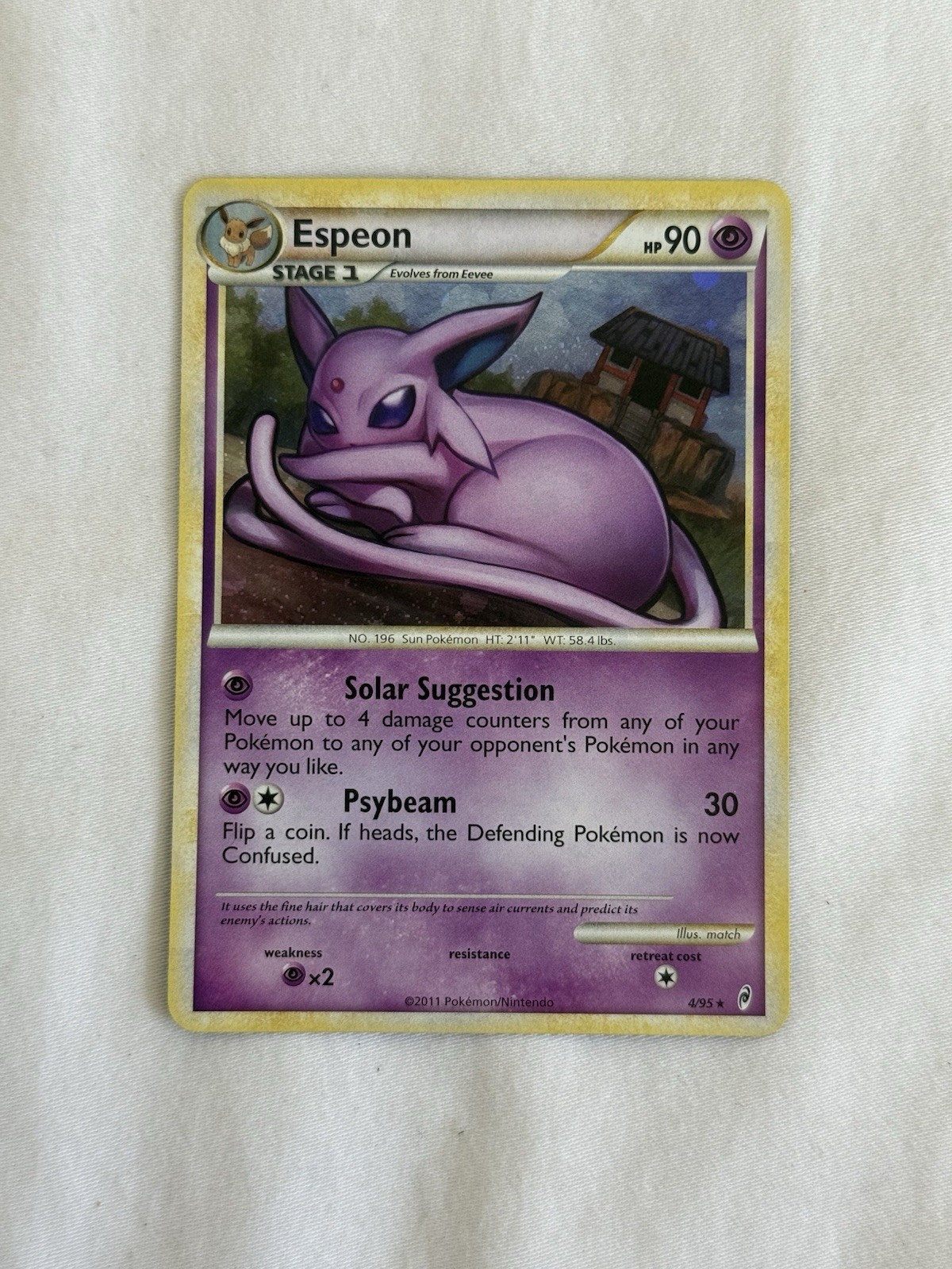 Espeon 4/95 Call of Legends Holo Rare Pokemon Card NM
