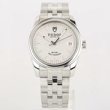 Tudor Glamour m55000-0003 Men's Watch Auto 36mm White Dial