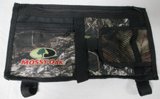 Mossy Oak Camo Bifold Wallet Black Tactical Zipper And Hook and Loop