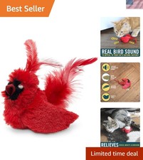 Portable Catnip and Chirping Bird Toy - Perfect for Indoor Cat Entertainment