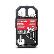 Husky BITE Metric Combination Wrench Set (10-Piece)