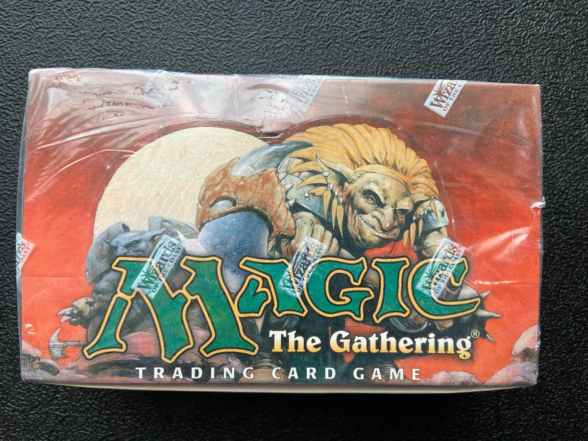 Vintage MTG Sixth Edition booster box Sealed English Vintage MTG Sixth Edition booster box Sealed English