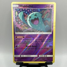 pokemon tcg wobbuffet 93/214 lost thunder 2018 reverse holo prism star