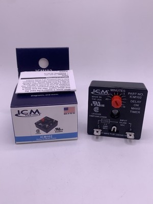 ICM Controls ICM102 Delay on Make Timer, 0.03-10min, 1.5A, 18-240VAC, ICM102B