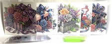 Diamond painting art 6 pretty gift box any occasion greetings cards DIY crafting