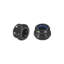 20Pcs M4 x 0.7 Nylon Insert Hex Lock Nuts, 304 Stainless Steel, Black&Blue