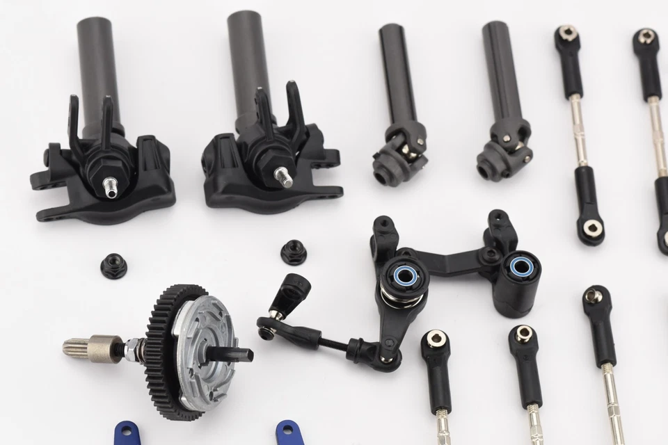 Fits Traxxas RUSTLER 4x4 VXL Front DRIVESHAFTS, Bellcrank Links Shocks Clutch - Image 4 of 4