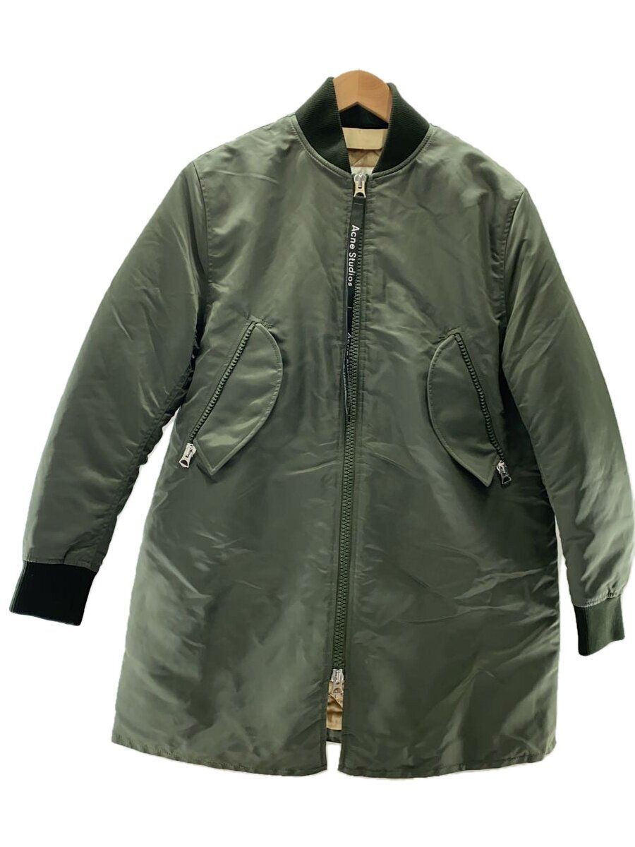 ALTRA Acne Studios 34 nylon kaki tinta unita altro cappotto FN WN OUTW000012