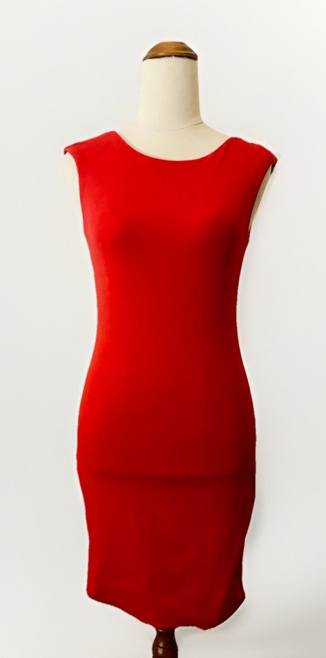 Womens Red KOOKAI DRESS Size 1 Bodycon MINI  Pre-owned Excellent October Sale