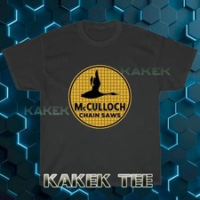 MCCULLOCH CHAINSAW Logo American T- Shirt Funny Size S to 5XL