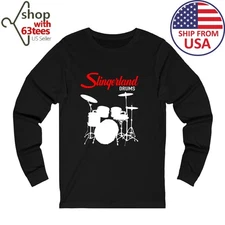 Slingerland Drums Men's Black Size S to 2XL
