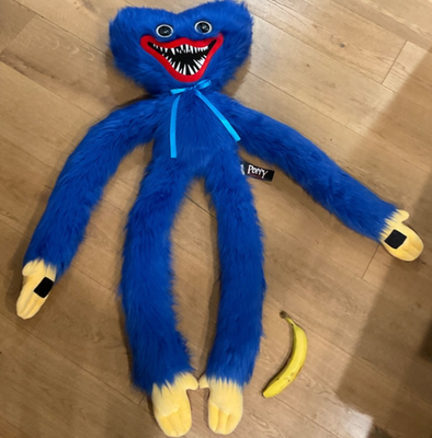 ぬいぐるみ Warren James Poppy Playtime Huggy Wuggy First Edition Waren James Poppy Playtime Plushie HUGE 4ft Huggy