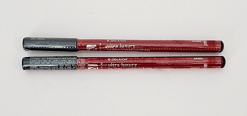 2 NEW Sealed AVON Ultra Luxury True Red Lip Liner Pencils Make Up