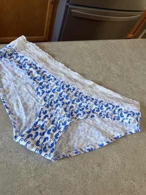 Womens Victorias Secret Seahorse Low Rise Hiphugger Panties Size L NWOT 2015