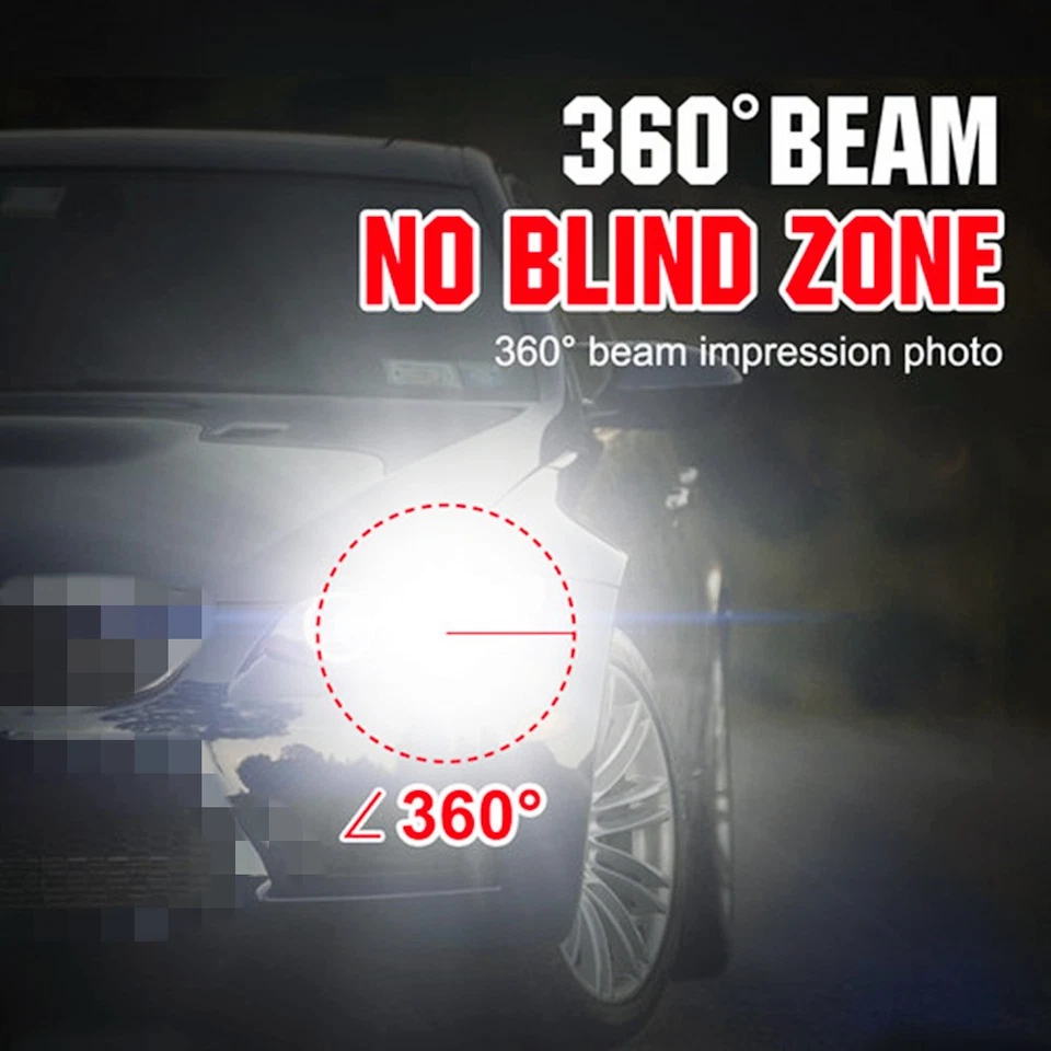 For Acura EL 2004-2005 48000LM Bright LED Headlight 9005 9006 High Low Beam Bulb - Изображение 3 из 4