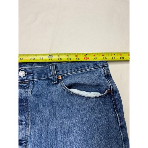 Levi Strauss 501 Herren Jeans Medium Wash Button Fly Straight Leg W36 L30 - Bild 11 von 15