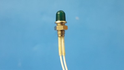 Panel Indicator Light 5.56mm, 252-9951-0972, Dialight,  Wire Leads - 6'', Green