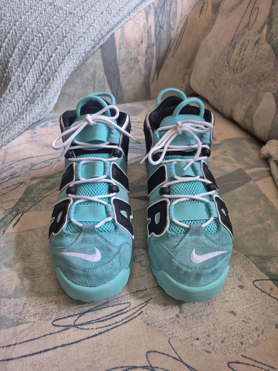 Preços baixos em Nike Air More Uptempo '96 QS Light Aqua | eBay