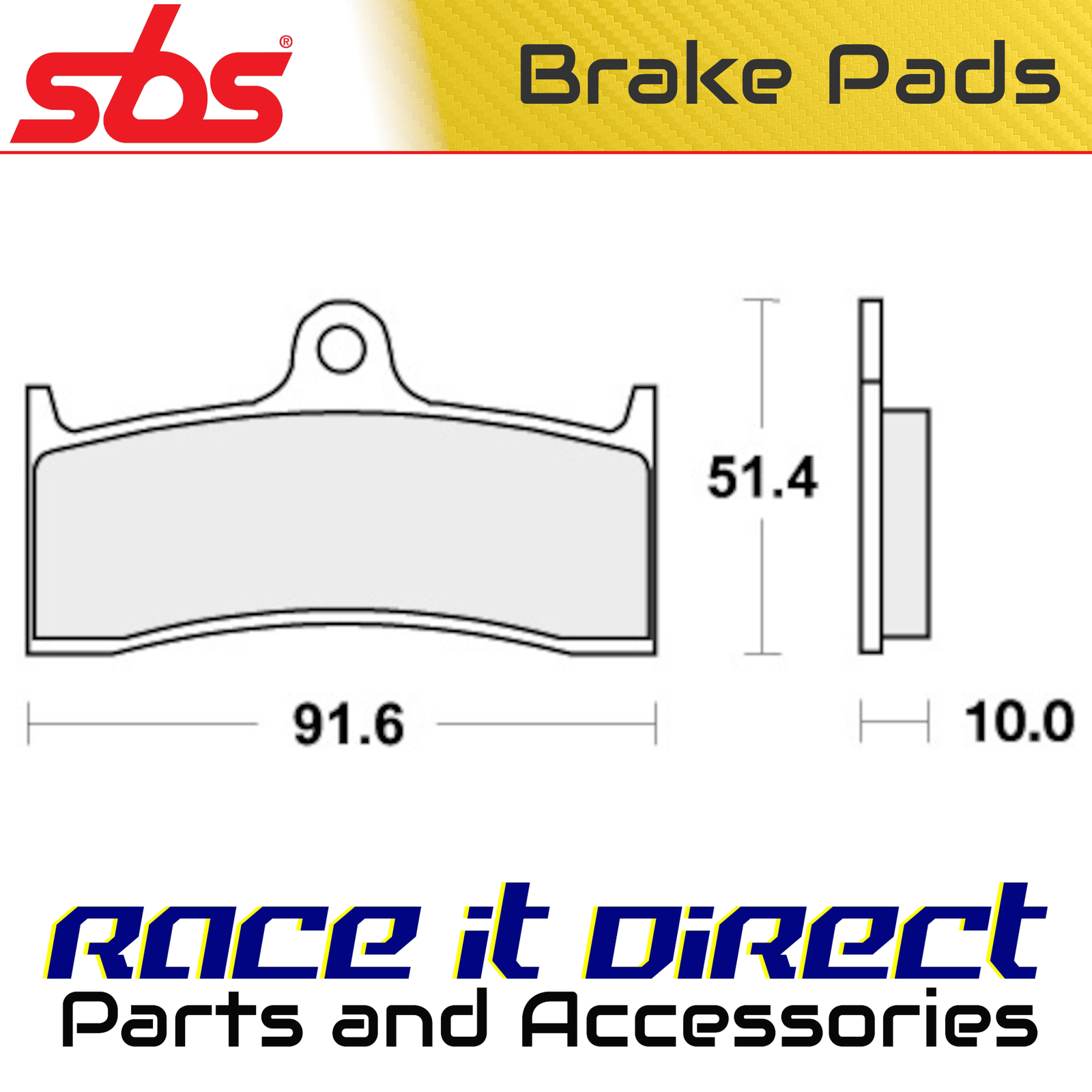 SBS 729HS BRAKE PADS SINTER