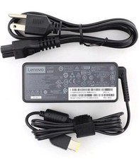 LOT OF 40 Lenovo 65W Slim Tip Laptop Charger 20V 3.25A Square Yellow Adapter OEM