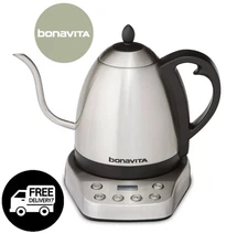 1L Digital Variable Temperature Gooseneck Electric Kettle for Coffee Brew & Tea