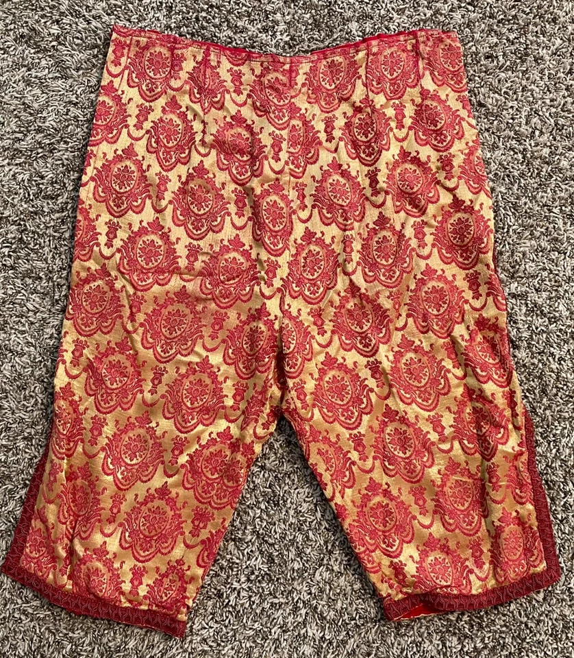 "DISFRAZ RENACENTISTA PRÍNCIPE REY ADULTO HOMBRE SHAKESPEARE ROJO/ORO J 42"" W 36""" Foto 3 de 4