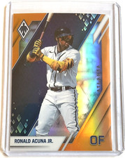Ronald Acuna Jr. 2022 #7/19 Panini Chronicles Phoenix Neon Orange Braves No. 22