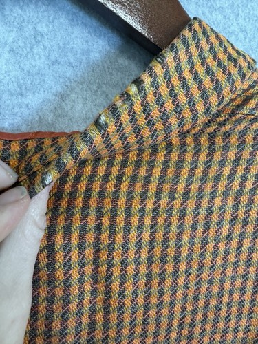 Giacca Blazer Giorgio Armani Collezioni 100% Lino 42 IT Italia PIEDE DI POULE VINTAGE - Foto 19 di 24
