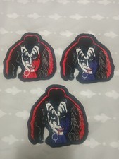 KISS Memorabilia Set Of 3 Patches Gene Simmons Solo Album Cover/Sew On