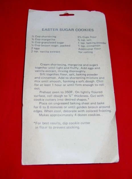 (5) Cortadores de galletas de Pascua Amscan DE COLECCIÓN - NUEVOS - Hong Kong - cordero, pollito, conejito Foto 2 de 2