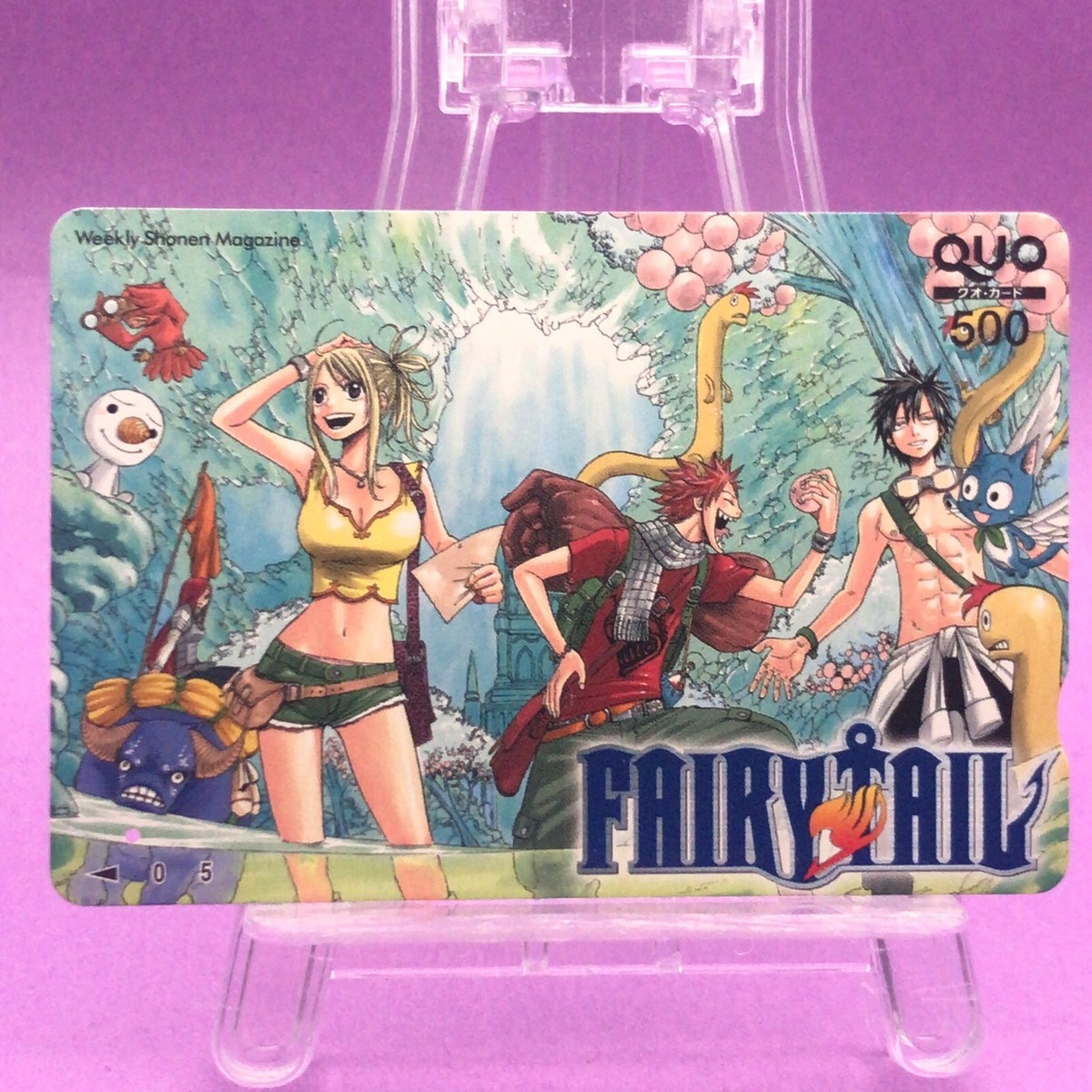 Fairy Tail Quo Card Weekly Shōnen Magazine Hiro Mashima adventure