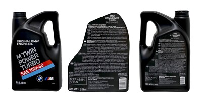 4- 5L BMW Motor Oil 15DBF7-M TWIN POWER 10w60  83215A2AFD9