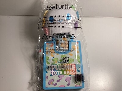 S128 teeturtle Plushie Tote Bags Rainbow Regenbogen Stofftier Plüschtier