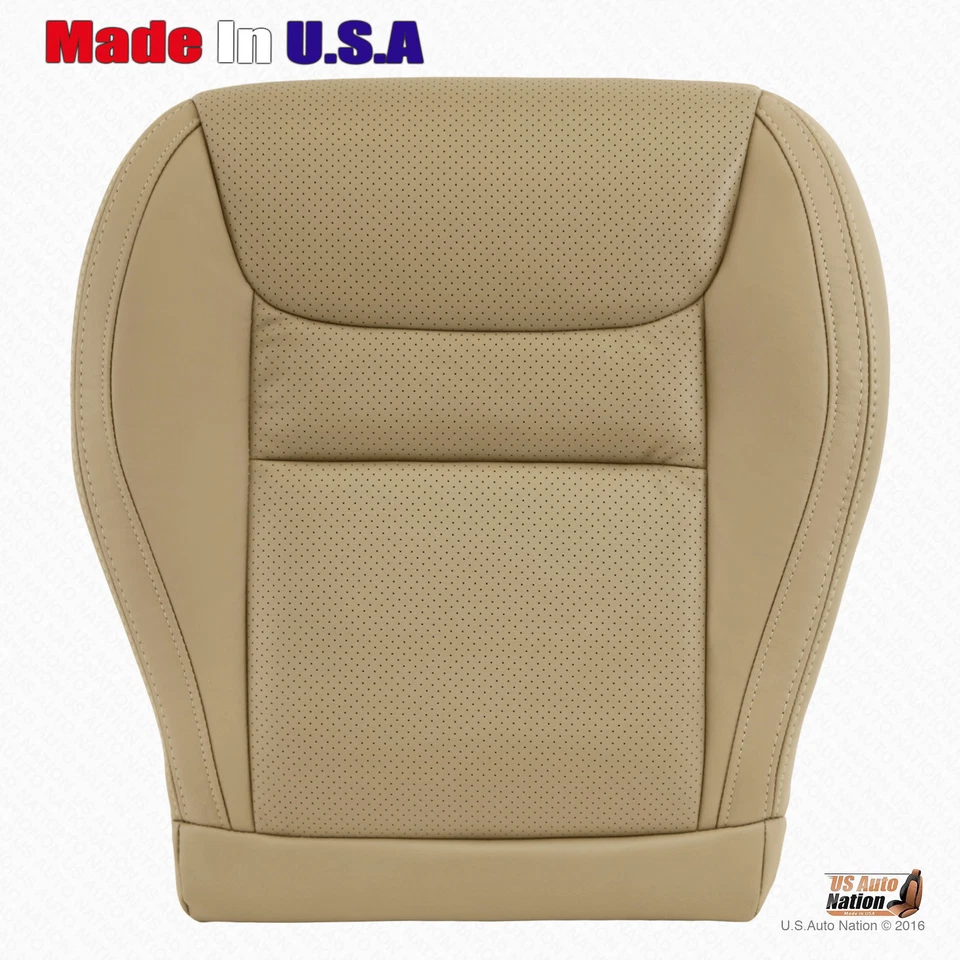 For 2001 2002 Toyota Highlander DRIVER & PASSENGER Bottoms Leather Cover In TAN - Image 4 of 4