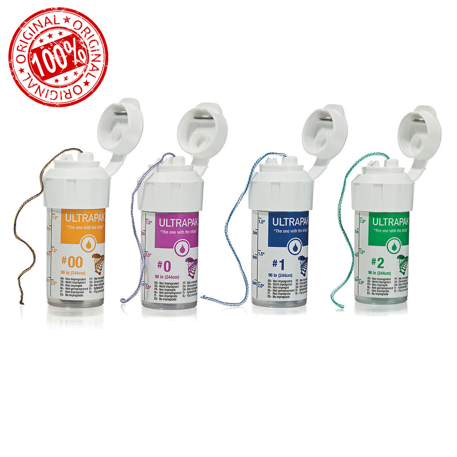 4 Packs Ultrapak Dental Gingival Retraction Grelly USA