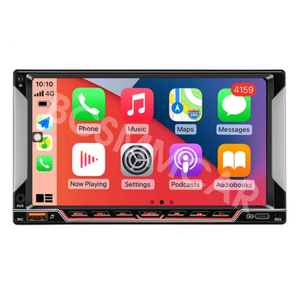 7in 2DIN Car Stereo with Touchscreen CarPlay Android Auto GPS WiFi  