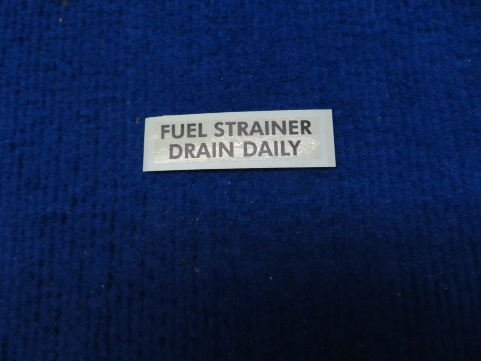 Cartel colador de combustible de haya P/N 95-921014-3 NOS con 8130 (0622-443) Foto 2 de 4