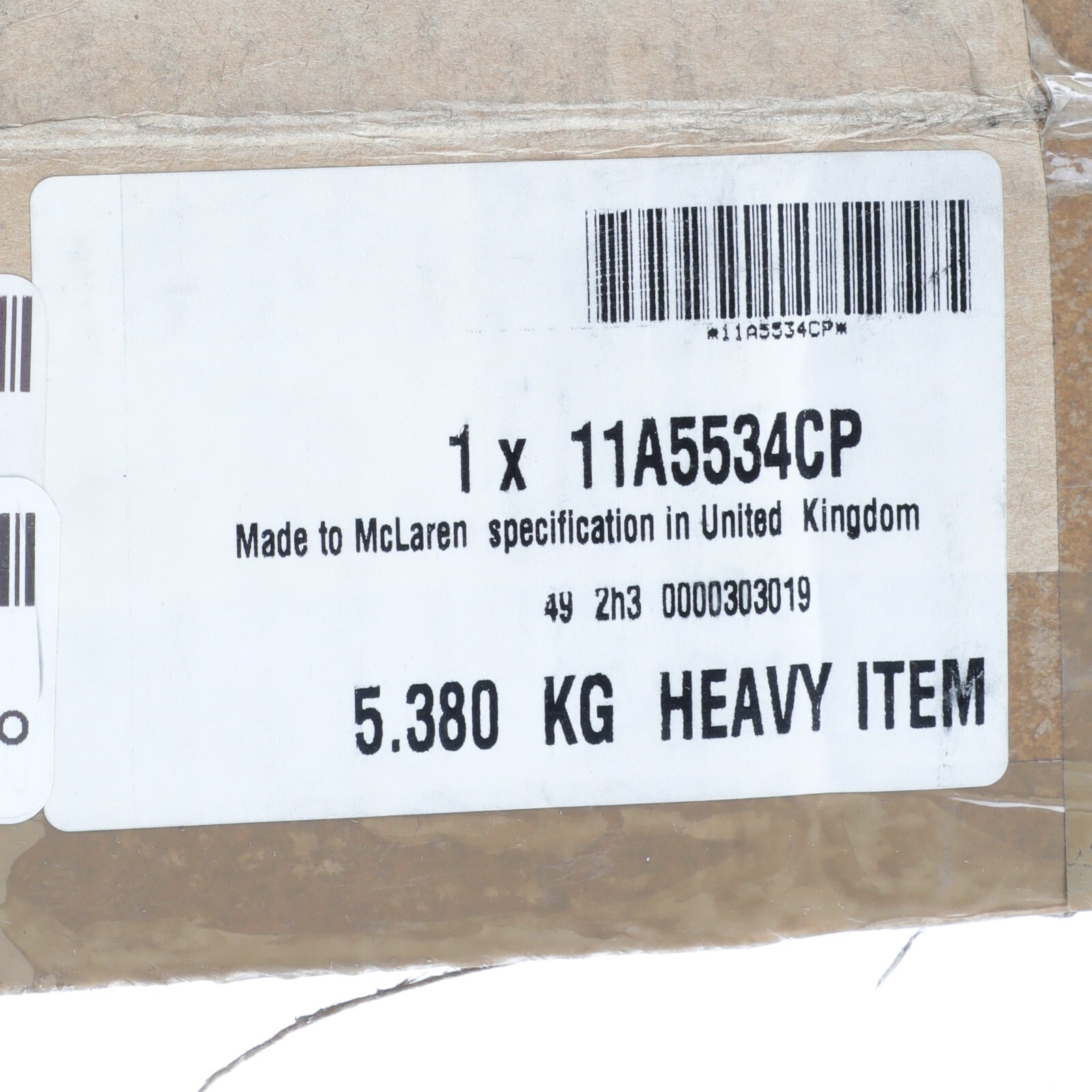 GENUINE MCLAREN 650'S LEFT DOOR HINGE OEM NEW 11A5534CP
