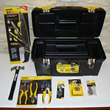 【NEW】STANLEY 25-PIECE TOOLBOX SET - STY019151M