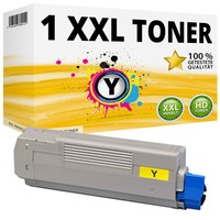 1X Xxl Toner Gelb FüR Oki Data C5550MFP C5800DN C5800N C5900DN C5900N C5900DTN