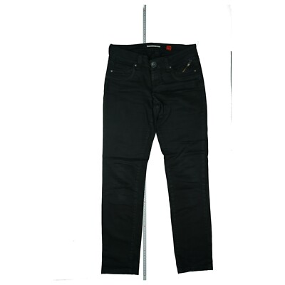 QS s.Oliver ladies jeans trousers slim skinny stretch size 36 W29 L30 used black TOP
