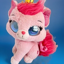 DISNEY PRINCESS PALACE PETS AURORA KITTEN DREAMY PINK TALKING CAT PLUSH SOFT TOY