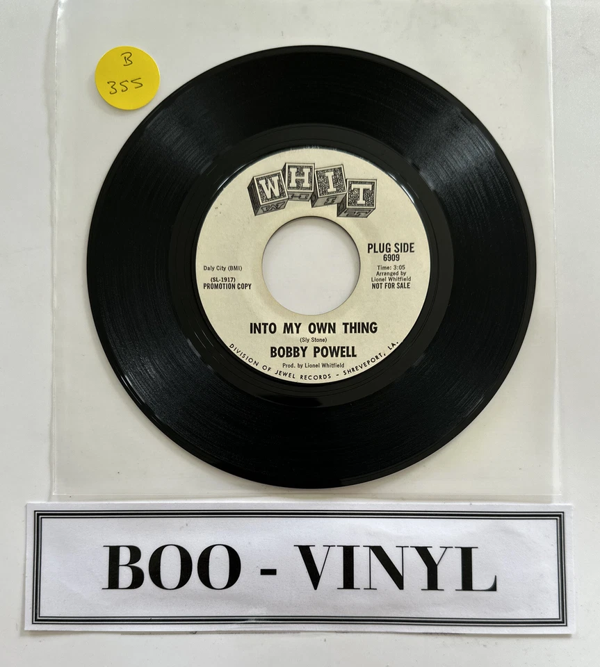 BOBBY POWELL ~ Into My Own Thing - 7” Promo Soul Funk Vinyl Record Ex Condition Foto 3 de 4