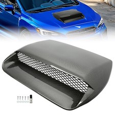 Carbon Fiber Look Air Flow Hood Scoop Bonnet Vent For 2015-2021 Subaru Wrx Sti Carbon Fiber Look Air Flow Hood Scoop Bonnet Vent For 2015-2021 Subaru Wrx Sti